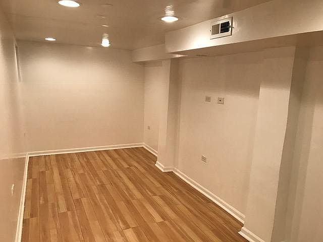 Bedroom with walk-in closet