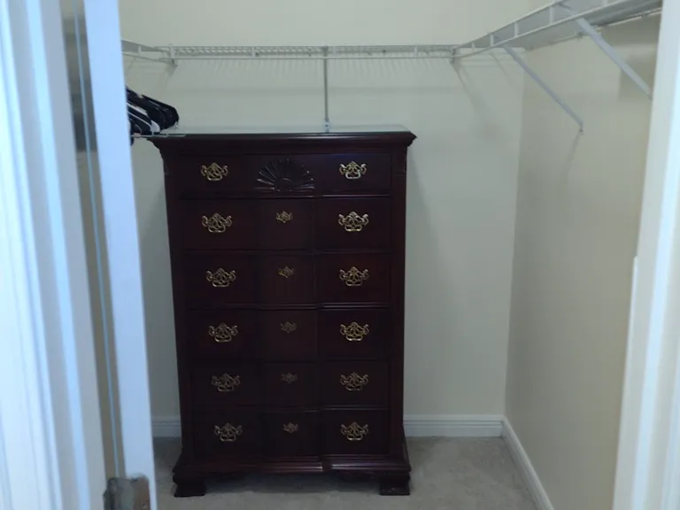 Master Closet, with Chest of Drawers