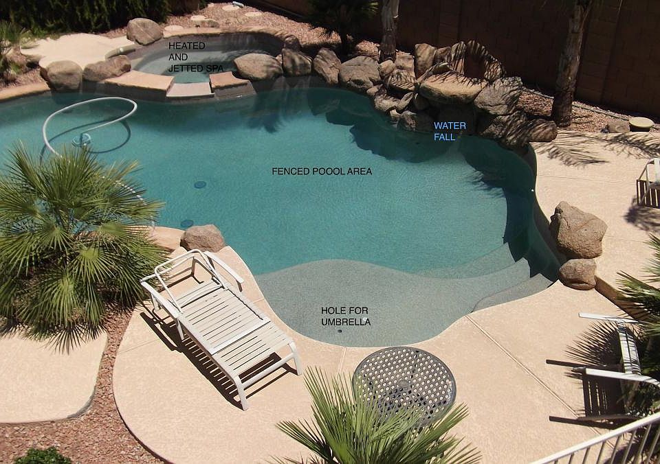 Pool over view from Balcony