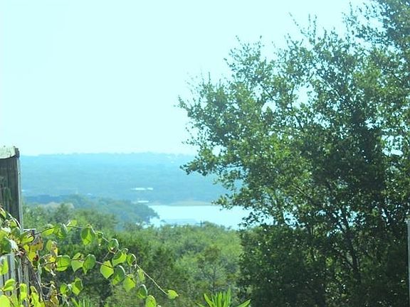 Lake view from top of hill