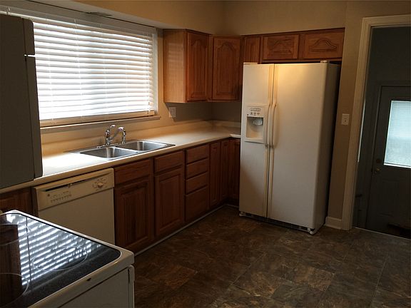 Kitchen with new flooring