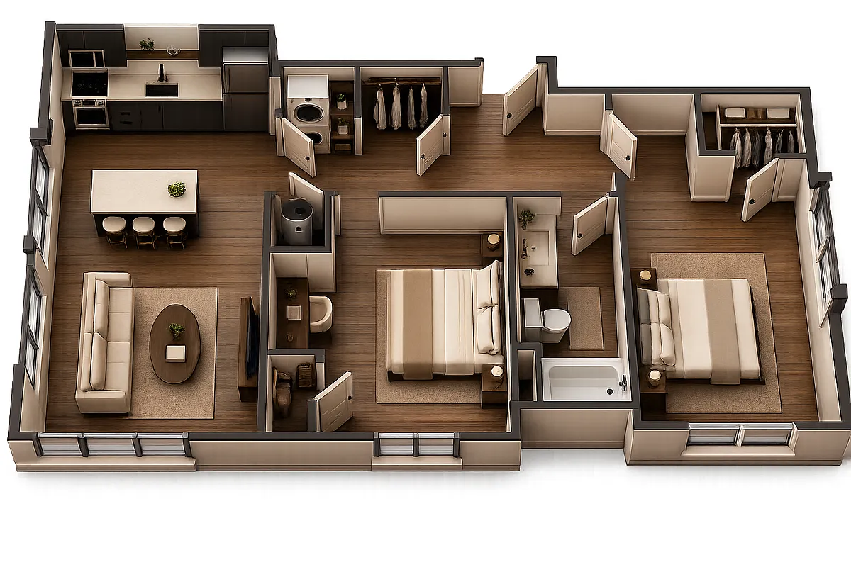 Floor plan The Mia