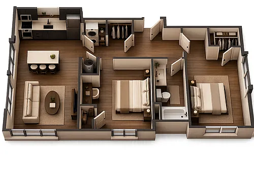 Floor plan The Mia