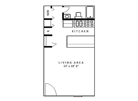 Floor plan Studio