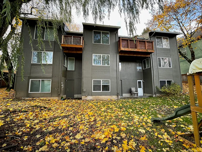 The whole property, as seen from the backyard