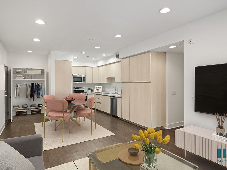 Open-Concept Kitchen, Dining, and Living Room