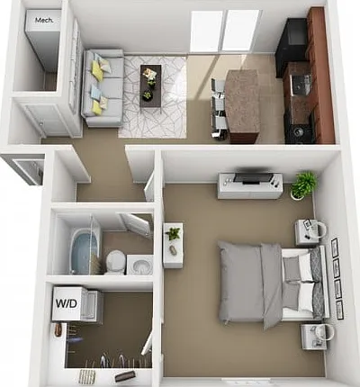 1 Bedroom 1 Bedroom