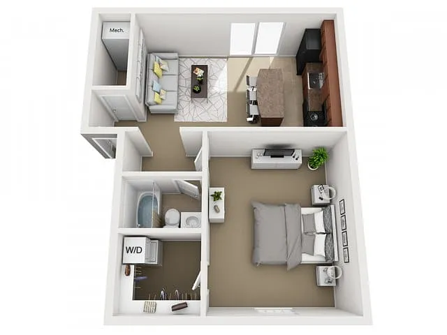 Floor plan 1 Bedroom