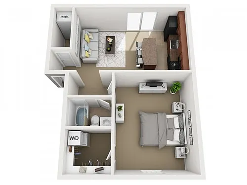 Floor plan 1 Bedroom