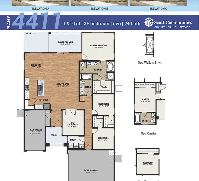 4411 Plan, Arroyo Grande, Casa Grande, AZ 85222 Zillow