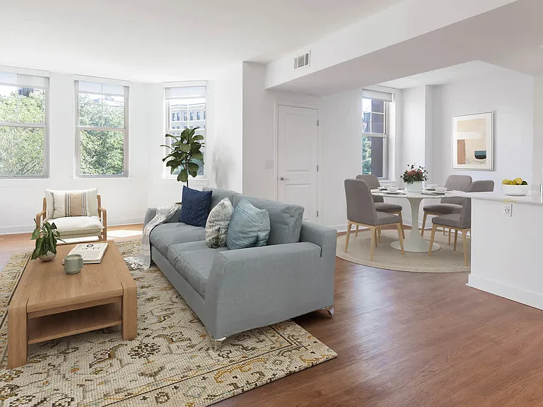 Living Room with Hard Surface Flooring