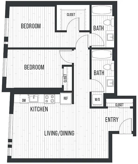 Floor plan 2C