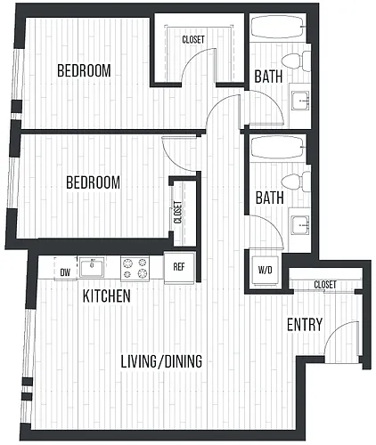 Floor plan 2C