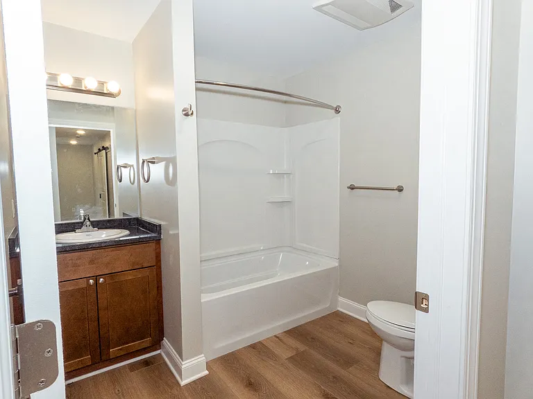 View of your bathroom layout.