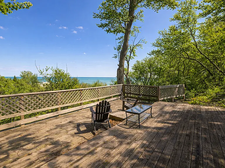 Generously Sized Backyard Deck -
Gorgeous Lake Michigan Views Year Round!
