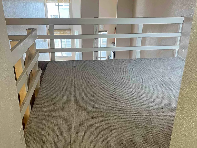Upper bedroom in loft