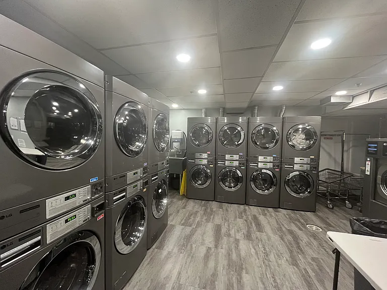 Renovated laundry with new machines