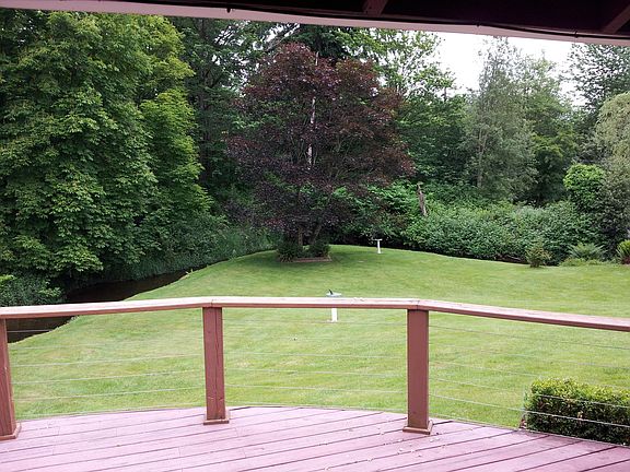 view from the front deck