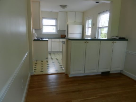 Dining room and kitchen