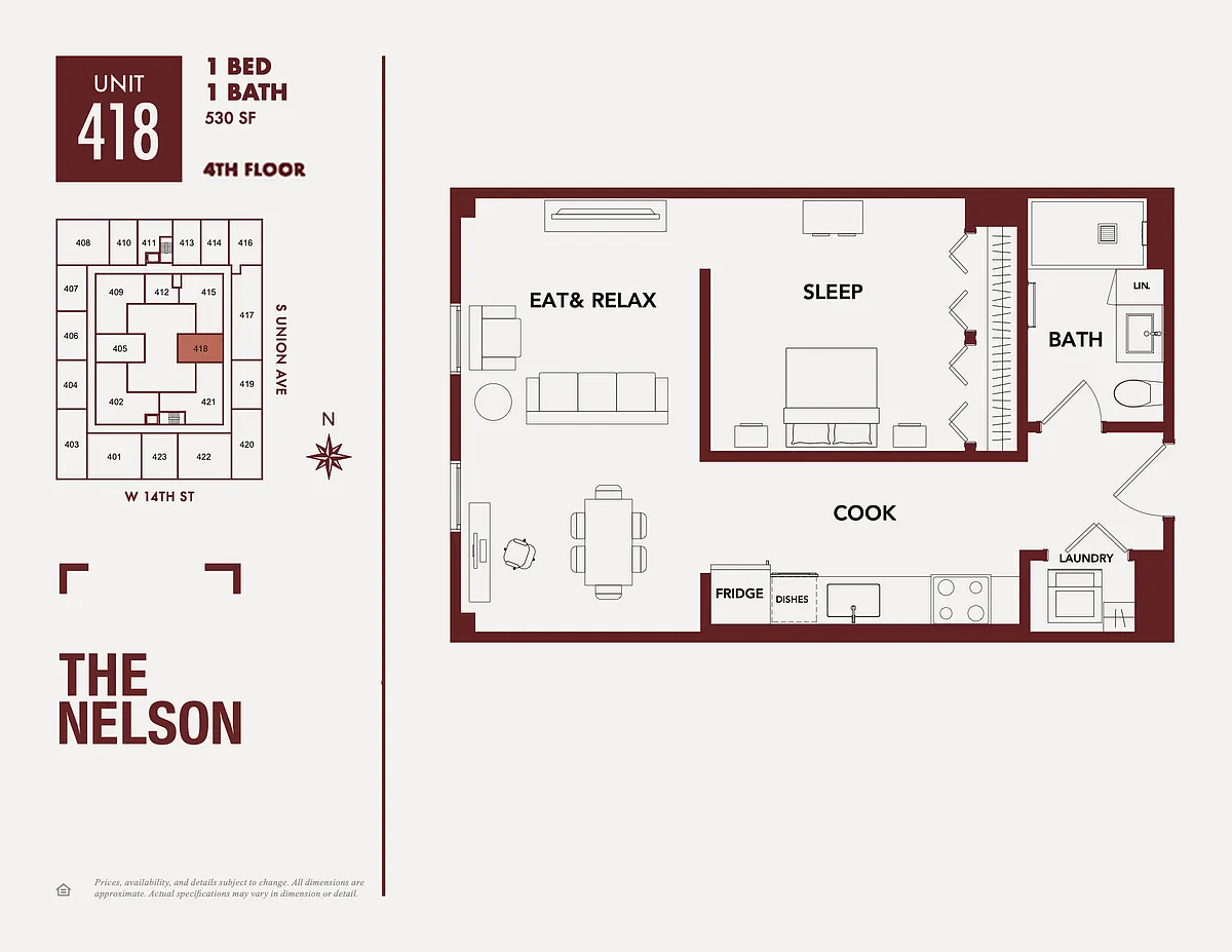 Floor plan The Union