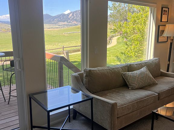 Living Room looking onto open space in rear