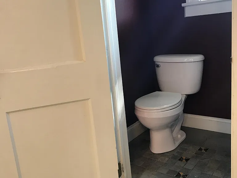 Downstairs powder room
