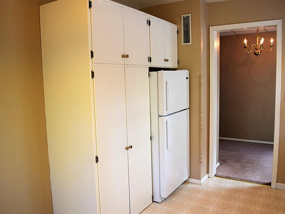 Newer refrigerator with big pantry closet