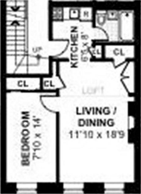 2nd image of 43 W 70th St #1A