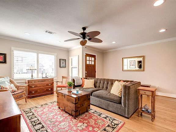Living room located at the front of the house.