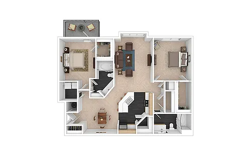 Floor plan Brookhaven