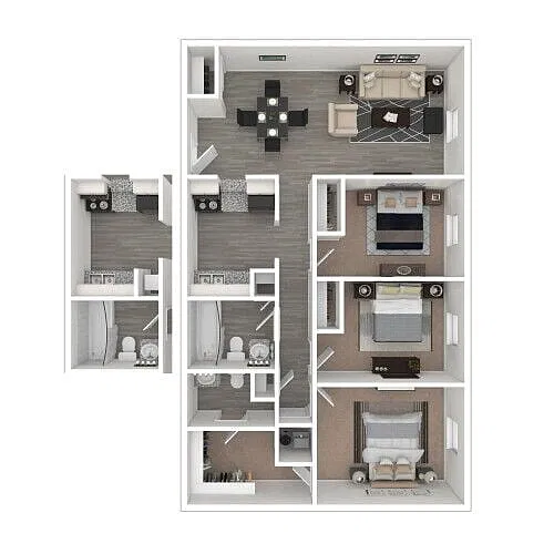 Floor plan 3 Bedroom