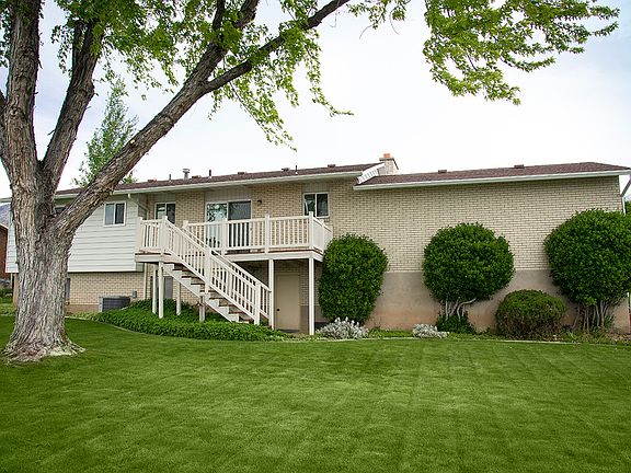 Back of house, large yard