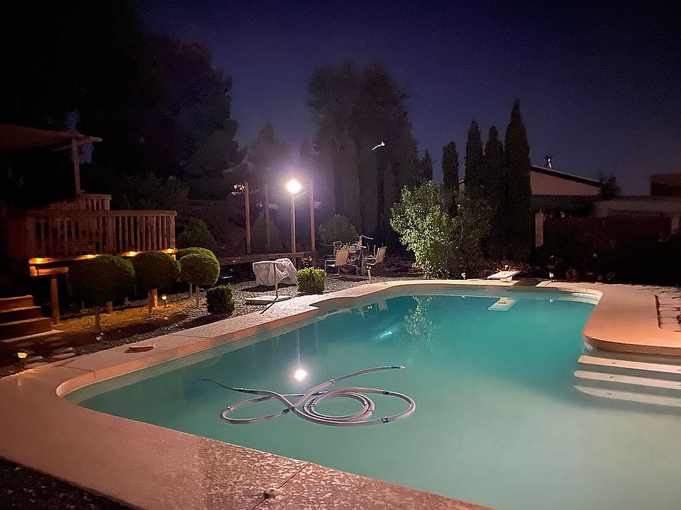 Backyard facing north