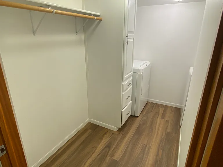 Master closet/laundry combo
