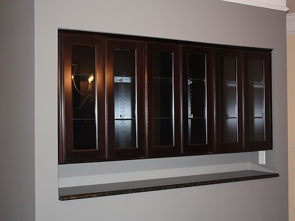 Built in China cabinet