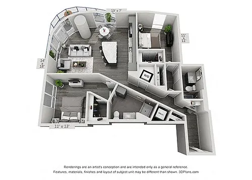 Floor plan B1