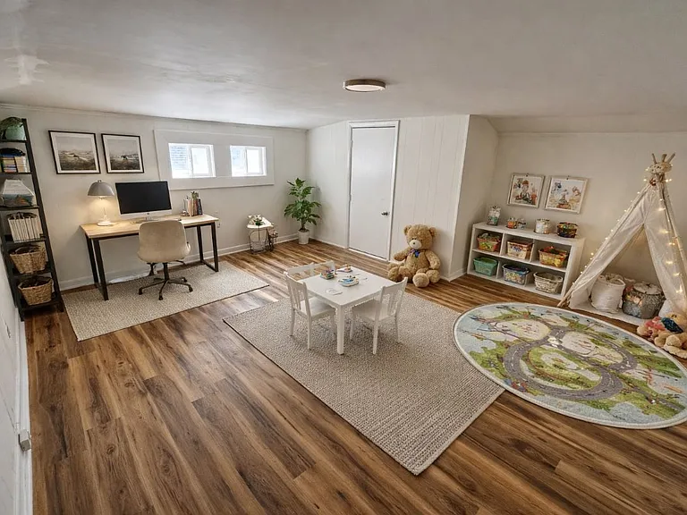 This is upstairs
