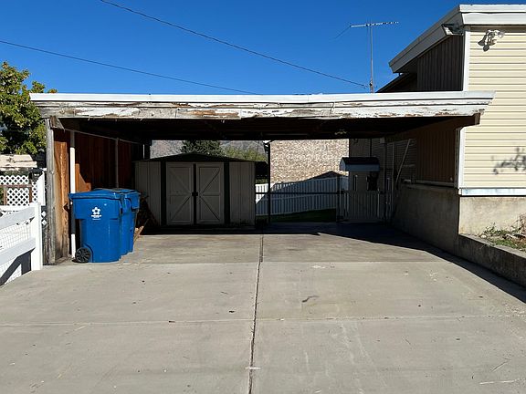 car port and side entrance