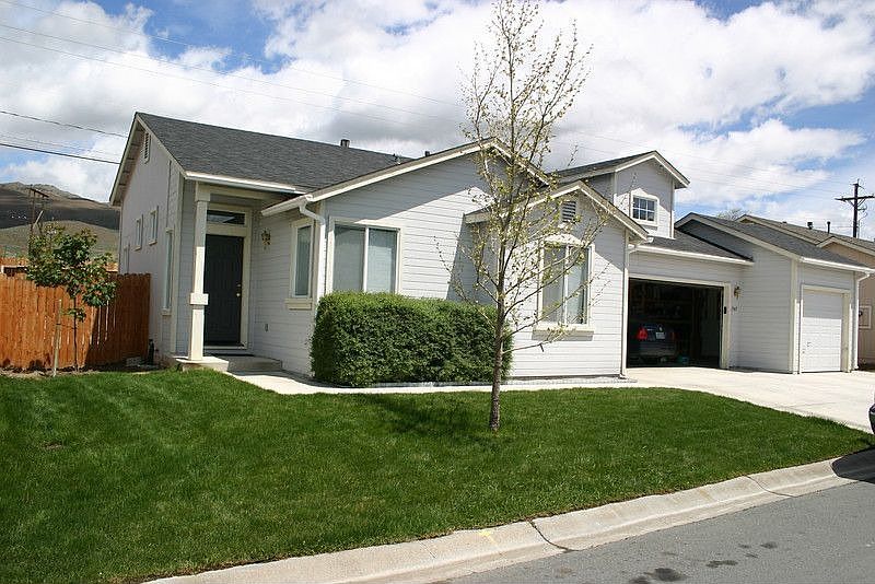 The house has been recently painted