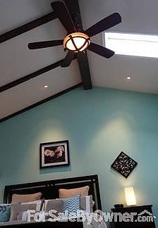 Amazing Master Bedroom
						:
						Check out the vaulted ceiling and skylights (there are 2, only 1 is pictured)