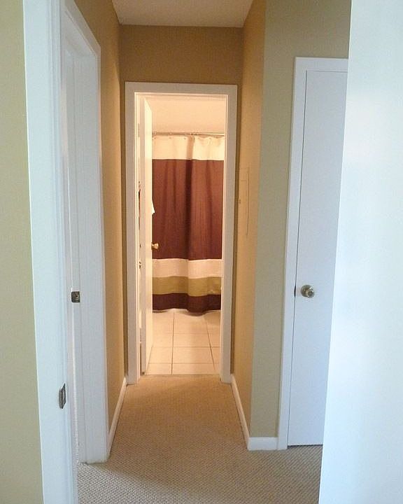 Hall to bathroom from Bedroom #1