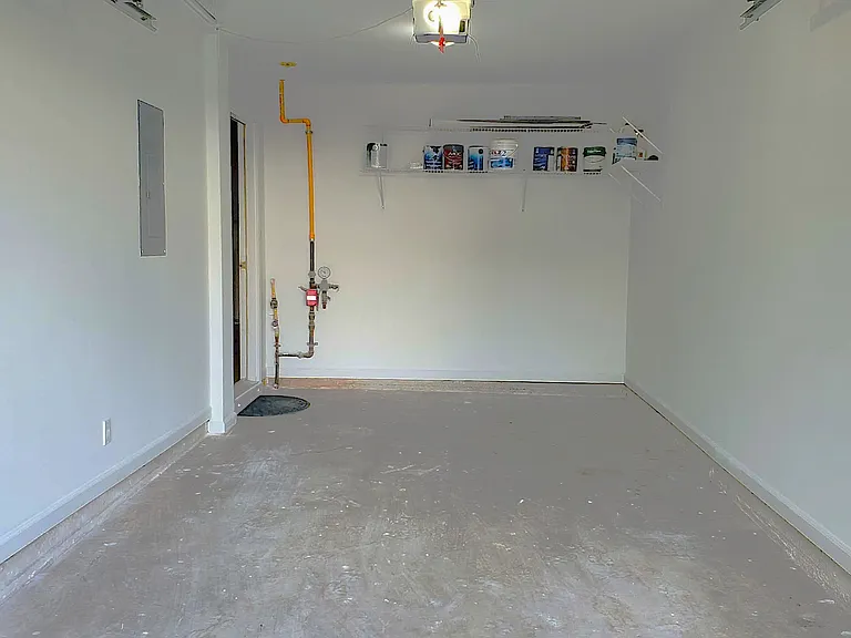 Plenty of room in garage for tools and toys.