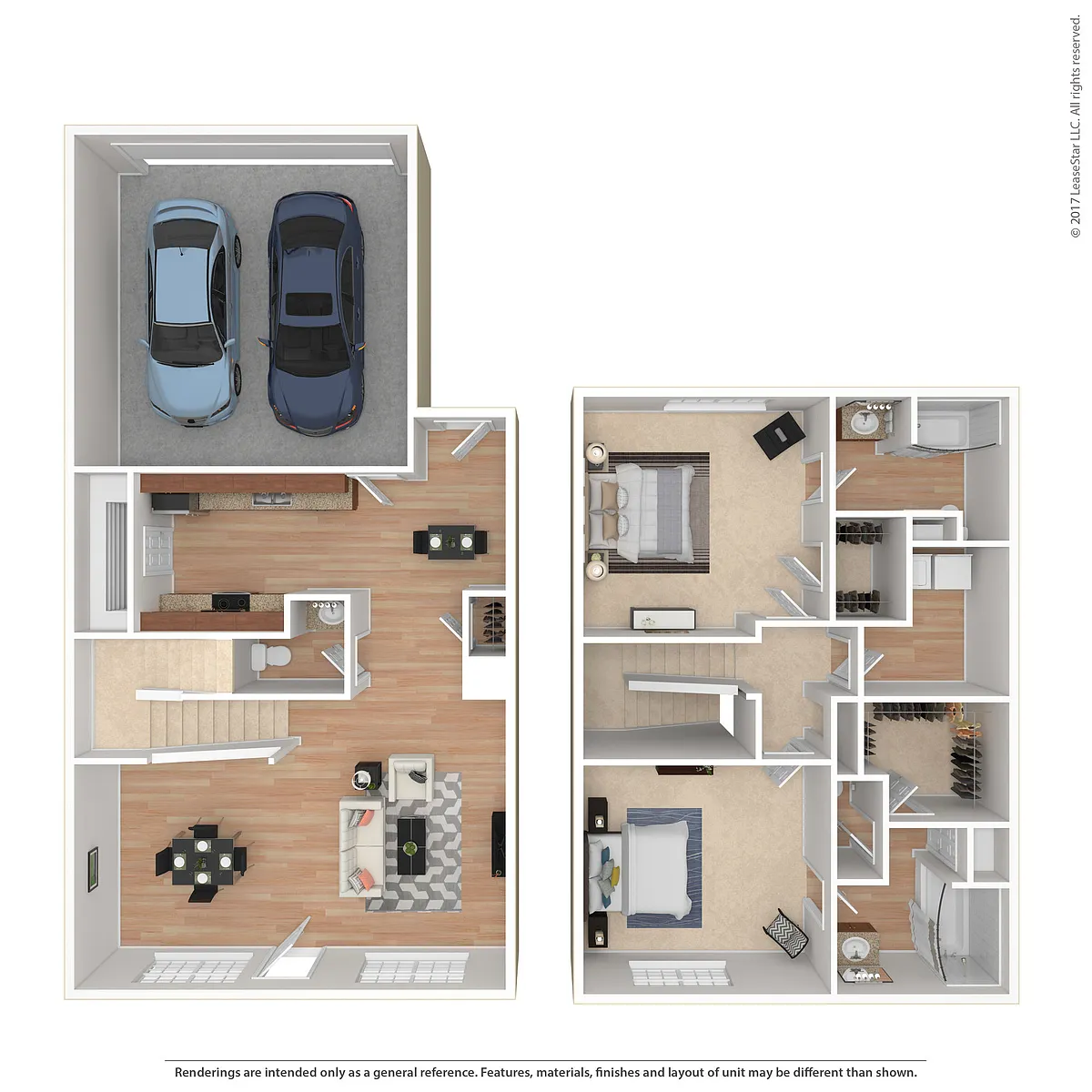 Floor plan 2 Bedroom - B2