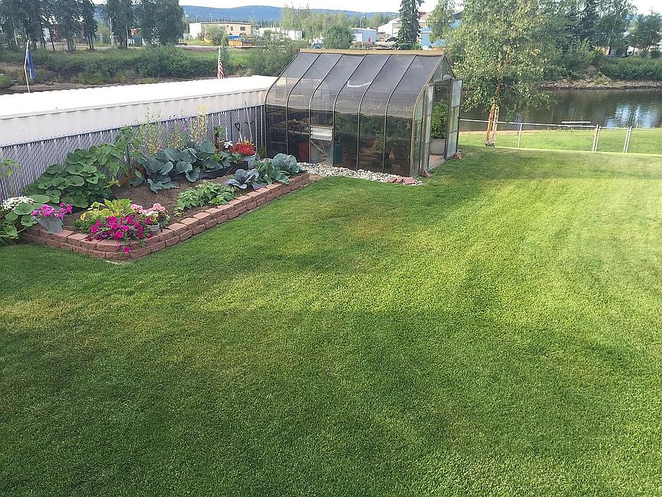 Greenhouse and garden