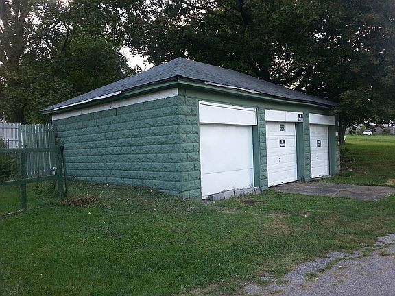 View of Garage from Back St.