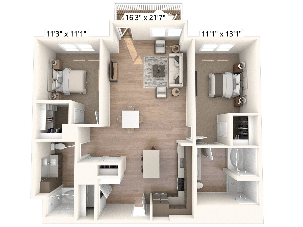 Floor plan B6-1-V-2