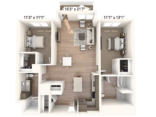 Floor plan B6-1-V-2