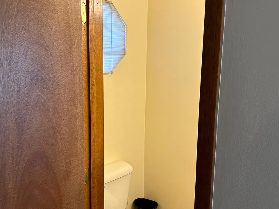 Powder room on the main level.