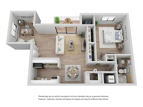 Floor plan A2 Den