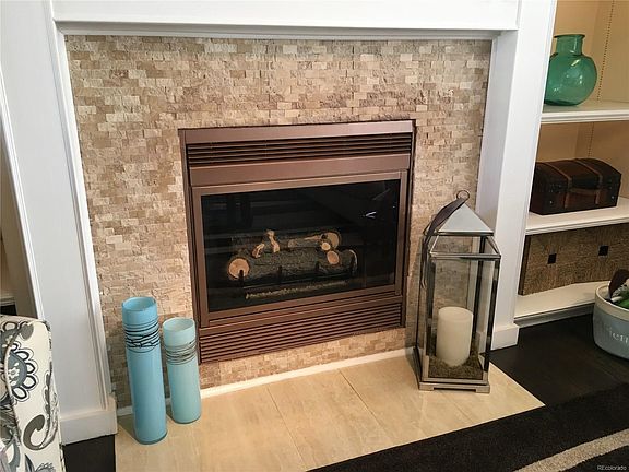 Beautiful gas fireplace